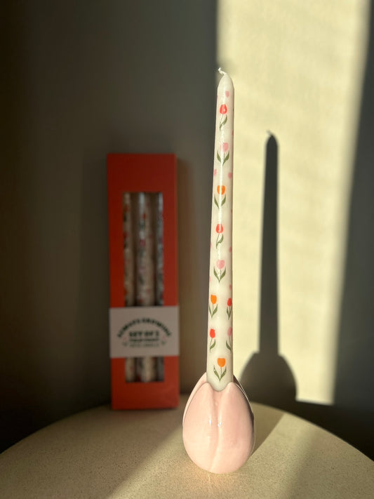 Hjerte kronelys – 3 pk