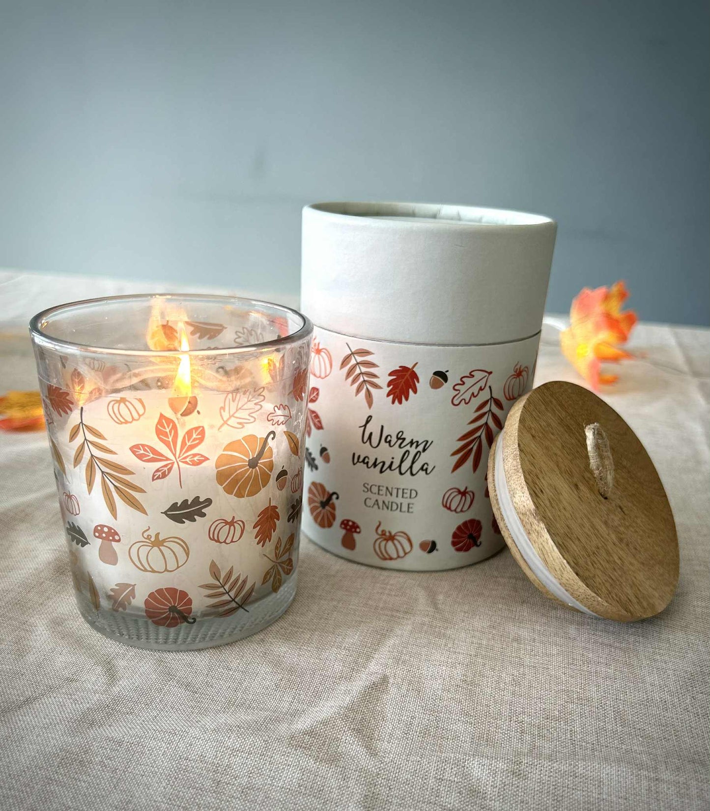 Høstlys med varm vaniljeduft